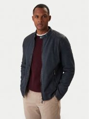 Milestone Kurtka skórzana Nevio 612203 60780 Granatowy Regular Fit. Niebieskie kurtki męskie Milestone, m, bez wzorów, ze skóry, bez kaptura. Za 1,749.00 zł.