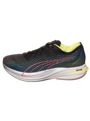 Puma Buty "Deviate Nitro WTR" w kolorze czarno-niebiesko-srebrnym do biegania rozmiar: 38,5. Czarne obuwie do biegania damskie Puma. Za 373.35 zł.