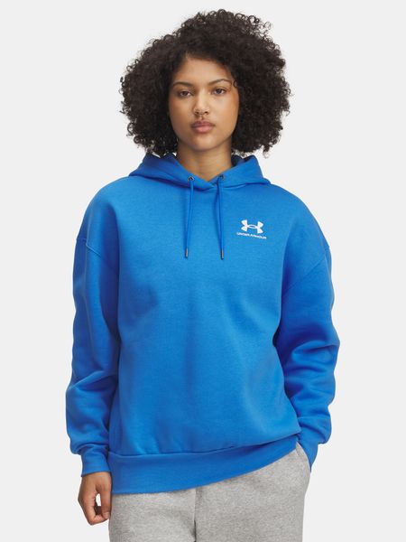 Bluza Under Armour Icon Fleece Hoodie. Niebieskie bluzy bez kaptura damskie Under Armour, xs, bez wzorów, bez ramiączek, bez kaptura. Za 281.19 zł.