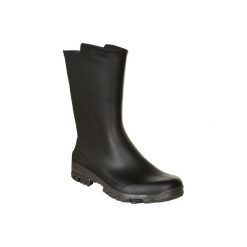 Kalosze Inverness 100 damskie. Czarne kalosze damskie SOLOGNAC, bez wzorów. Za 49.99 zł.
