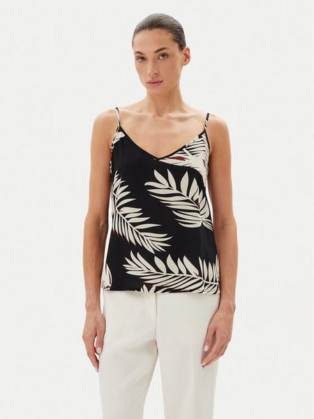 Vero Moda Top Easy Joy 10297362 Czarny Regular Fit. Czarne topy damskie Vero Moda, xs, bez wzorów, z wiskozy, bez kołnierzyka. Za 39.99 zł.