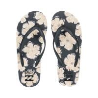 Japonki damskie Billabong Dama. Czarne klapki damskie Billabong, bez wzorów, z gumy, bez obcasa. Za 72.99 zł.