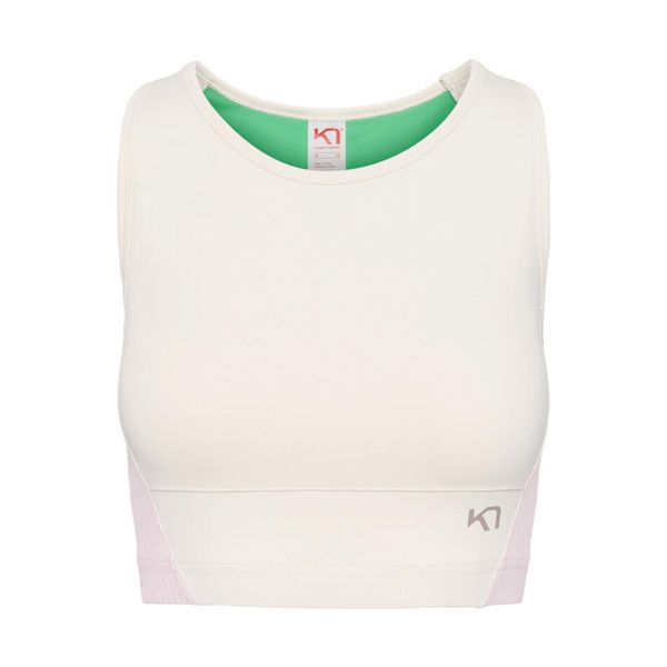 Biustonosz dla kobiet Kari Traa Linnea. Brązowe biustonosze sportowe damskie Kari Traa, bez wzorów. Za 273.50 zł.