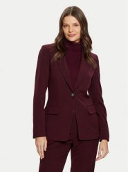 Tatuum Marynarka Lamiza T2422.022B Bordowy Regular Fit. Czerwone marynarki i żakiety damskie Tatuum, bez wzorów, z wiskozy. Za 359.99 zł.