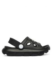 Calvin Klein Sandały Comfy Sandal V1XF-83326-0083 M Czarny. Czarne sandały chłopięce CALVIN KLEIN, z syntetyku, bez zapięcia. Za 219.99 zł.