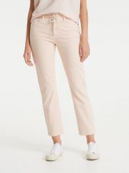 OPUS Spodnie "Louis cargo" w kolorze beżowym rozmiar: 40/L28. Brązowe spodnie materiałowe damskie Opus, bez wzorów, z materiału, klasyczne. Za 91.77 zł.