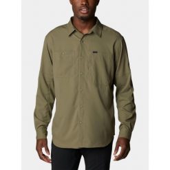 Koszula Turystyczna Męska Columbia Silver Ridge Utility Lite. Brązowe koszule męskie Columbia, m, bez wzorów, z poliesteru, bez kołnierzyka, bez ramiączek. Za 263.99 zł.