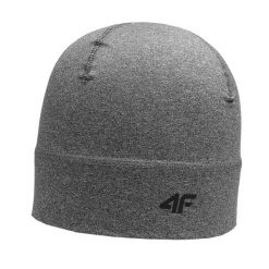 Czapka AW23AFCAU055. Szare czapki zimowe damskie 4f. Za 100.99 zł.