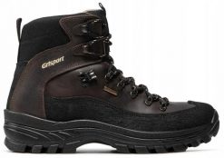 Buty trekkingowe dla mężczyzn Grisport. Brązowe buty trekkingowe męskie Grisport, na zimę, ze skóry, bez zapięcia, trekkingowe. Za 369.99 zł.