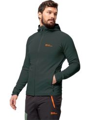 Jack Wolfskin Kurtka polarowa "Baiselberg" w kolorze khaki rozmiar: M. Brązowe kurtki męskie Jack Wolfskin, m, bez wzorów, z materiału, bez kaptura. Za 269.45 zł.