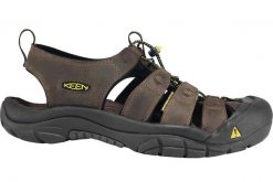 Buty trekkingowe męskie Keen Newport Bison. Brązowe buty trekkingowe męskie Keen, na lato, z materiału, bez zapięcia, outdoorowe. Za 531.00 zł.