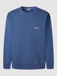 Pepe Jeans Bluza w kolorze niebieskim rozmiar: L. Niebieskie bluzy bez kaptura męskie Pepe Jeans, l, z bawełny. Za 166.88 zł.