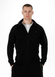 Bluza męska Pitbull rozpinana z kapturem Beachfront. Czarne bluzy sportowe męskie PITBULL, l, z bawełny. Za 289.00 zł.