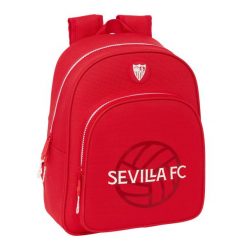 Plecak szkolny Sevilla Fútbol Club Czerwony. Czerwone plecaki męskie safta, bez wzorów, z poliesteru. Za 119.10 zł.