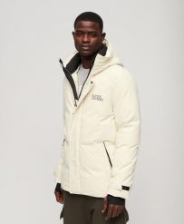 Parka z kapturem City od SUPERDRY. Szare parki męskie Superdry., xl, bez wzorów, z materiału. Za 596.00 zł.