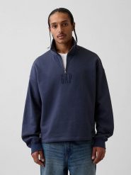 GAP Bluza w kolorze granatowym rozmiar: S. Niebieskie bluzy bez kaptura męskie GAP, s. Za 149.95 zł.