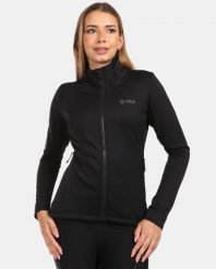Damska bluza polarowa Kilpi SIREN-W. Czarne bluzy sportowe damskie Kilpi, bez wzorów, z materiału, bez ramiączek, bez kaptura. Za 267.13 zł.