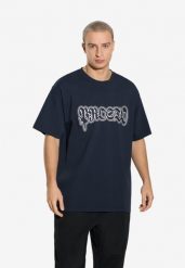 Koszulka sportowa męska Prosto Graffiti z krótkim rękawem. Niebieskie t-shirty sportowe męskie Prosto., m, z bawełny, bez ramiączek. Za 66.99 zł.