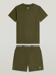 G-Star Piżama w kolorze khaki rozmiar: XL. Brązowe piżamy męskie G-Star, xl, bez wzorów, z bawełny, bez ramiączek. Za 149.95 zł.