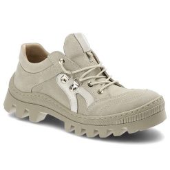 Beżowe Półbuty Kampa Wygodne Skórzane Buty Damskie. Brązowe półbuty damskie KAMPA, ze skóry, bez obcasa, na obcasie. Za 279.00 zł.