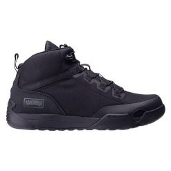 Buty outdoorowe męskie Magnum Mars Mid - czarne, Rozmiar buta 45. Czarne buty trekkingowe męskie MAGNUM, z gumy, bez zapięcia. Za 379.99 zł.
