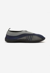 Granatowe Buty Sportowe Kąpielowe do Wody Eferta. Niebieskie buty sportowe na co dzień męskie Born2be, bez zapięcia, żeglarskie. Za 14.99 zł.