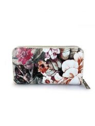 Mila Blu Skórzany portfel "Rovere" ze wzorem - 20 x 11 x 2 cm rozmiar: onesize. Portfele damskie Mila Blu, bez wzorów, z materiału. Za 130.99 zł.