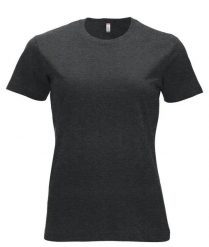 Clique New Classic-T Women – Klasyczny t-shirt w kolorze anthracite melange,. Szare t-shirty damskie CLIQUE, xl, bez wzorów, z bawełny, bez kołnierzyka. Za 104.80 zł.