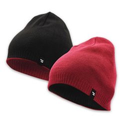 Czapka Dwustronna, Bordowo-Czarna Ciepła, Jesienno-Zimowa, Beanie -Pako Jeans. Czerwone czapki męskie Pako Jeans, na zimę, bez wzorów, z dzianiny, sportowe. Za 49.00 zł.