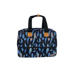 Torba na bagażnik rowerowy Willex Shopper Flying High. Niebieskie shopper bag damskie willex, bez wzorów, bez dodatków. Za 355.00 zł.