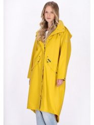Schmuddelwedda Płaszcz przeciwdeszczowy w kolorze żółtym rozmiar: XS. Żółte kurtki przeciwdeszczowe damskie Schmuddelwedda, xs, bez kaptura. Za 148.96 zł.