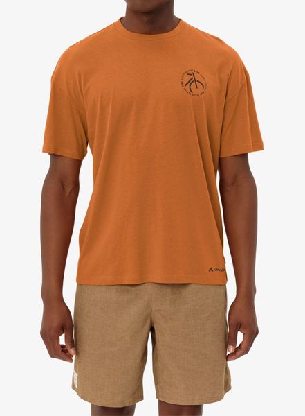 Koszulka rowerowa męska Vaude Cyclist Casual Shirt. Brązowe t-shirty sportowe męskie Vaude, na lato, m, z bawełny, bez ramiączek, rowerowe. Za 158.29 zł.