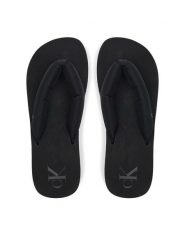Calvin Klein Jeans Japonki Beach Sandal Flatform Ttxr Satin YW0YW01723 Czarny. Czarne klapki damskie Calvin Klein Jeans, bez wzorów, z jeansu, bez obcasa. Za 129.99 zł.