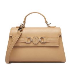 Torebka Eva Minge. Brązowe torebki klasyczne damskie Eva Minge, bez wzorów, bez dodatków. Za 169.99 zł.