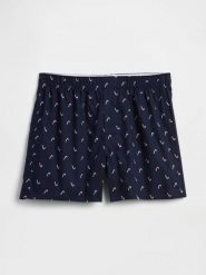 BOKSERKI MĘSKIE GAP BIELIZNA 842582-04-XL. Niebieskia bokserki męskie GAP, bez wzorów, z bawełny. Za 69.00 zł.