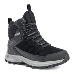 Śniegowce męskie KADVA Ascent Mid WP. Czarne buty zimowe męskie KADVA, na zimę, bez zapięcia. Za 219.99 zł.