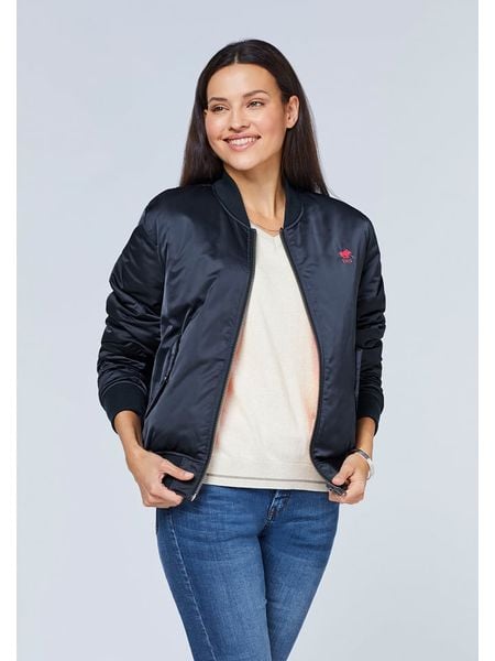 Polo Sylt Dwustronna kurtka w kolorze granatowo-różowym rozmiar: XXL. Niebieskie kurtki damskie Polo Sylt, xxl, bez wzorów, bez kaptura. Za 191.88 zł.