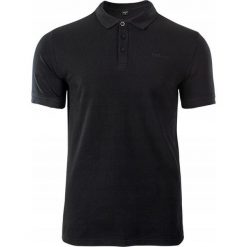 Koszulka Polo Męska Romso. Czarne koszulki polo męskie Hi-tec, m, bez wzorów, bez ramiączek. Za 99.99 zł.