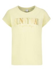 Sublevel Koszulka w kolorze jasnożółtym rozmiar: M. Żółte t-shirty damskie Sublevel, m, bez wzorów, z bawełny, bez kołnierzyka. Za 43.99 zł.