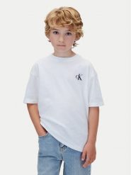 Calvin Klein Komplet t-shirtów LVCKTJI19B Biały Regular Fit. Białe t-shirty chłopięce CALVIN KLEIN, bez wzorów, z bawełny, bez ramiączek. Za 169.99 zł.