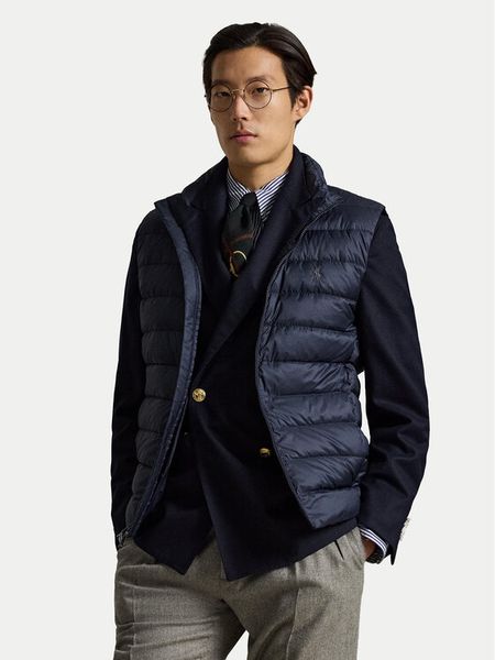 Polo Ralph Lauren Bezrękawnik 710B20425002 Granatowy Regular Fit. Niebieskie kamizelki męskie Polo Ralph Lauren, m, z syntetyku. Za 1,499.00 zł.