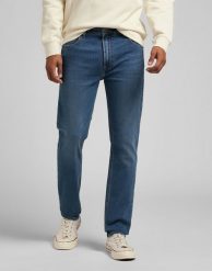 LEE RIDER MĘSKIE SPODNIE JEANSOWE MID WORN TINTED L701SQBG 112320166. Spodnie materiałowe męskie Lee, bez wzorów, z jeansu. Za 229.99 zł.