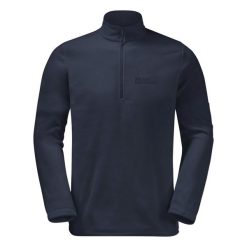Bluza polarowa męska Jack Wolfskin Taunus HZ. Czarne bluzy bez kaptura męskie Jack Wolfskin, l, z polaru. Za 189.99 zł.