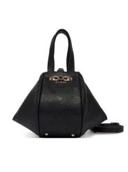 Guess Torebka Anise Mini HWPD99 16770 Czarny. Czarne torebki klasyczne damskie Guess, z aplikacjami, ze skóry, bez dodatków. Za 659.99 zł.