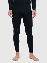 4F Legginsy termiczne w kolorze czarnym rozmiar: L/XL. Czarne bielizna termoaktywna męska 4f, l, bez wzorów, z materiału. Za 109.95 zł.