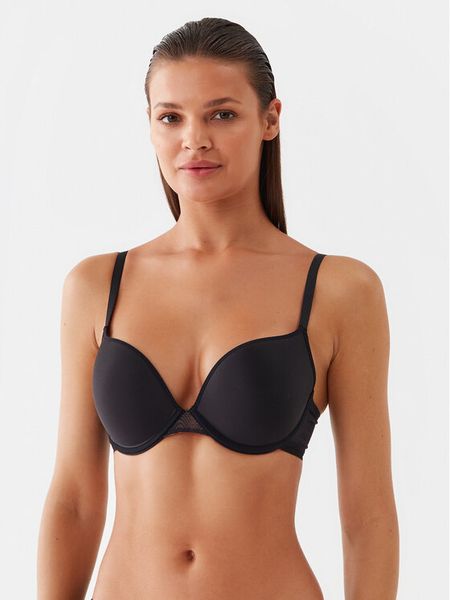 Passionata Biustonosz push-up P46L20 Czarny. Czarne biustonosze Passionata, bez wzorów, z syntetyku. Za 149.99 zł.