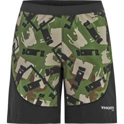 Spodenki treningowe męskie THORN FIT SWAT 2.0 Camo. Brązowe szorty męskie Thorn Fit, bez kołnierzyka. Za 139.99 zł.