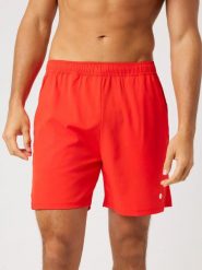 Bjorn_borg ACE RACQUET 7" SHORTS z recyklowanego poliestru – FLAME SCARLET. Czerwone szorty męskie Björn Borg, bez wzorów, klasyczne. Za 249.50 zł.