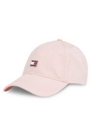 Tommy Jeans Czapka z daszkiem Tjw Heritage Plaque Cap AW0AW16986 Różowy. Czerwone czapki z daszkiem damskie Tommy Jeans, bez wzorów, z bawełny. Za 99.99 zł.