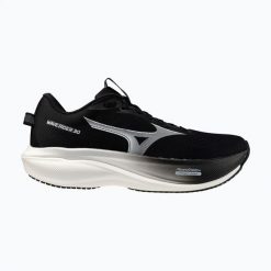Buty do biegania męskie Mizuno Wave Rider 30 2E. Czarne obuwie do biegania damskie Mizuno, mizuno wave. Za 559.99 zł.